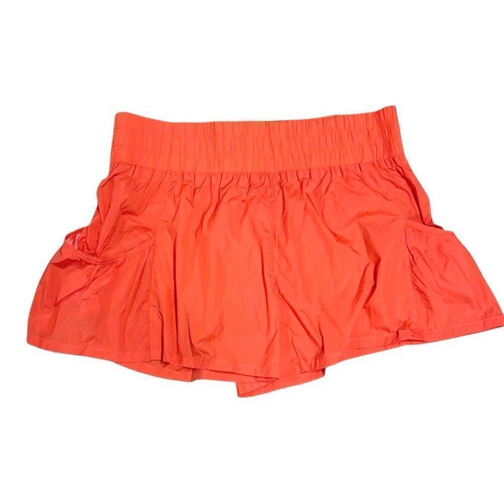 Pink Lily Women’s Orange Movement Shorts Size XL NEW